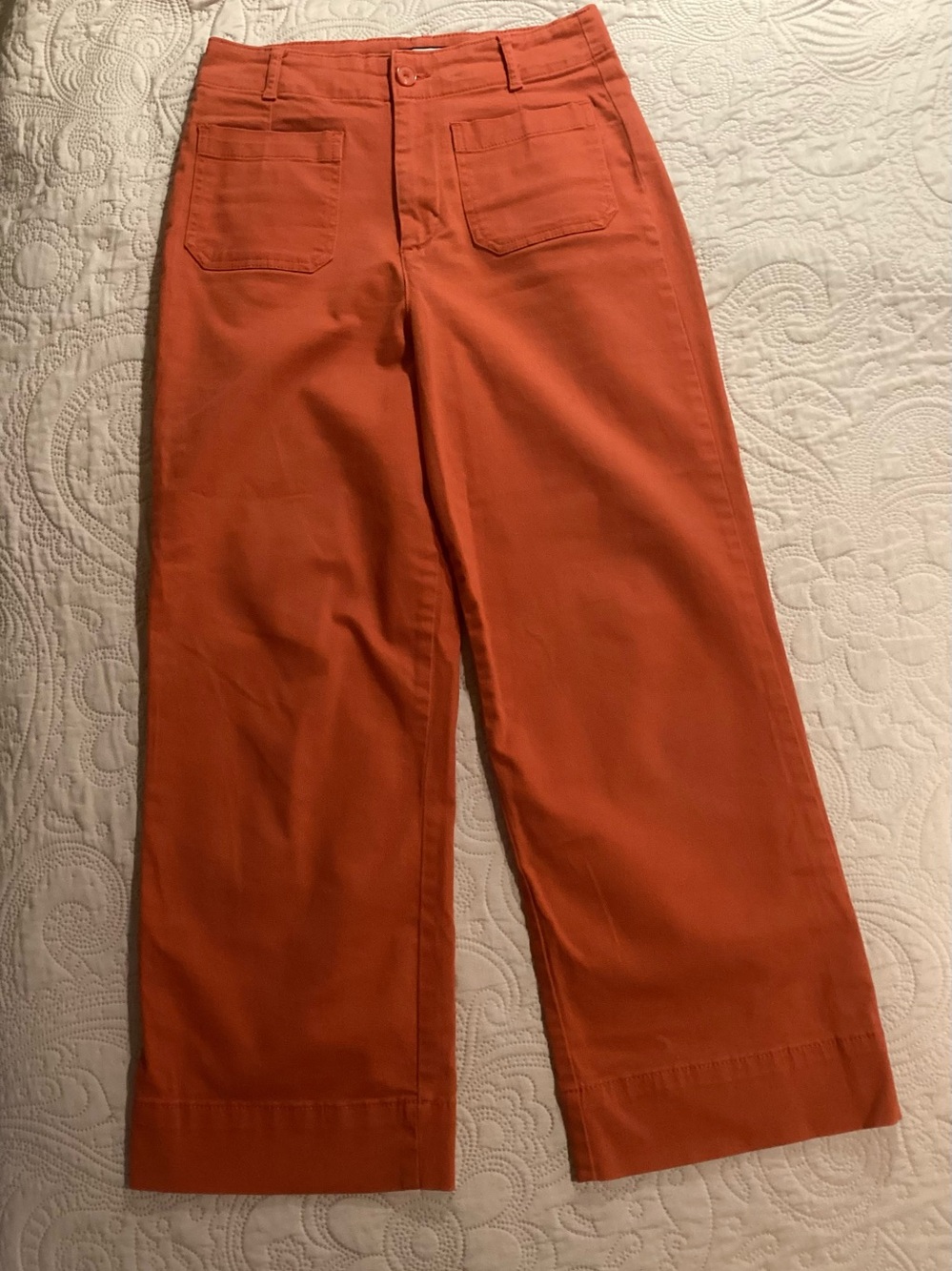 Bagatelle Wide-Leg Women’s Jeans in Burnt Orange